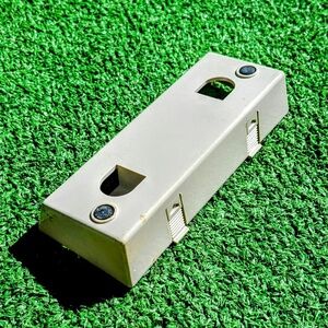 Beige 2-Hole 5"W x 2"D Landline M7324 Phone Detachable Back Desk Stand Bracket